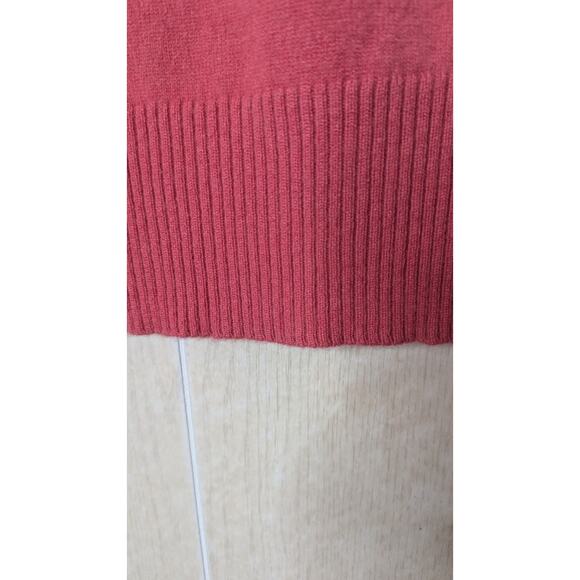 Preston & York premiere pink cashmere crew neck warm sweater size medium - Picture 8 of 8